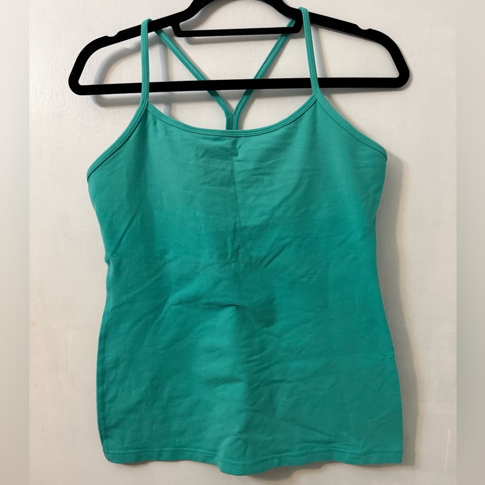 Lululemon Women's Teal Strappy Workout Top